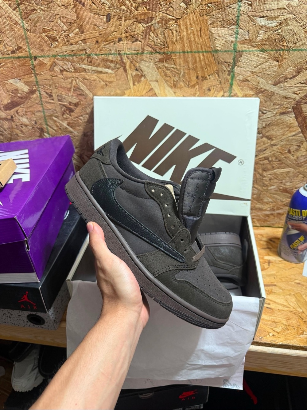 Air Jordan 1 Retro Low Travis Scott Brown Velvet (Men’s Sizes)